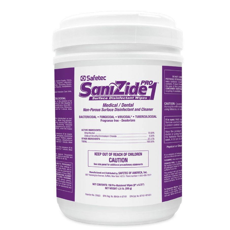SaniZide Pro-1 Wipes