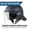 30% OFF UNITS FOR EVALUATION. SCHUBERTH P-100N RIOT CONTROL HELMET