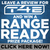 Leave a review and be entered to win a Range Ready Pack. Five winners will be selected. Good Luck!
