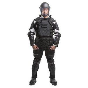 The TacCommander Riot Control Suit, an adjustable suit that fits 95 percent of the world’s different body types and shapes.