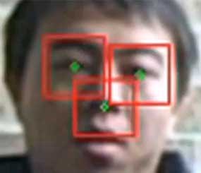Questionable Observer Detector (QuOD) software recognizes the geometry of human faces.