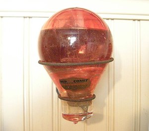Red Comet fire grenades are now sought-after antiques. (Photo: Joe Mabel)