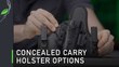 Concealed Carry Holster Options