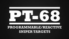 PT-68 Sniper Target - Programmable, Reactive Steel, Pop-up, 2000 meters