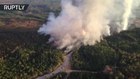 Aerial footage: Ala. gas line explosion