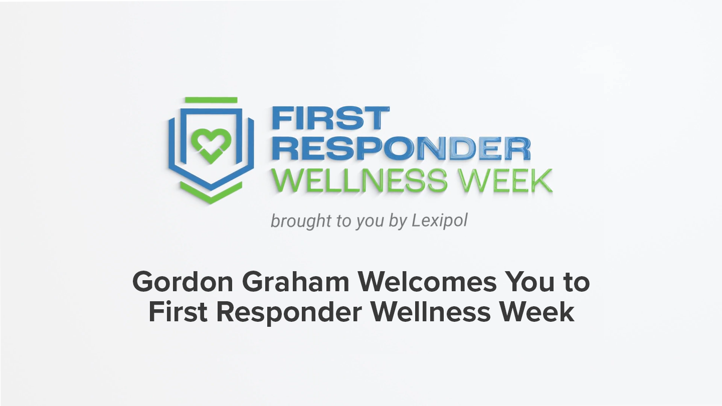 First Responder Wellness Week: Gordon Graham explains the vision