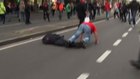 Brussels police chief knocked out during protest