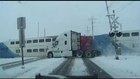 Utah train rams into FedEx truck