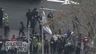 Protesters block roads by Calif. police headquarters