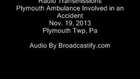 Audio of ambulance involved in crash