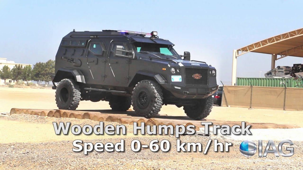 Sentinel Vehicle Video: Sentinel TRV/ Guardian APC Suspension Capabilities Test (Rear ...
