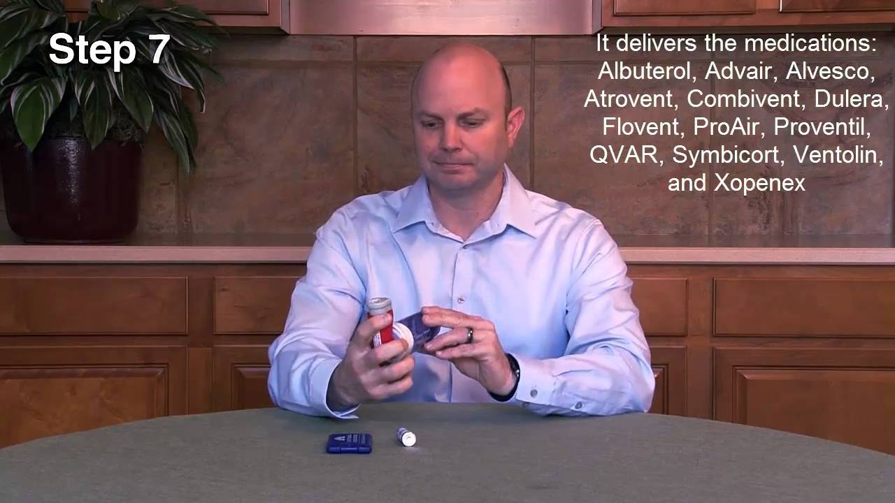 Video: How to use an metered-dose inhaler with a spacer