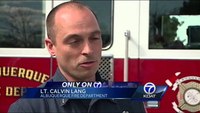 NM firefighter falls through floor at house fire