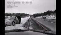 Careening car plows into Mich. cop assisting driver