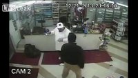 Store clerk disarms robber, chases him out of store