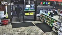Armed robber makes a glaring error