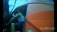 Reality Training: Big rig driver suddenly attacks cop with screwdriver