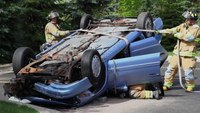 Vehicle crash: Roll over technique
