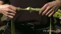 FIREGROUND Flash Tip:  Making a  Hasty Harness for Bail Out or Rappelling