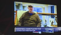 Firefighters play in basketball game for brother with cancer