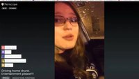 Woman live streams video of drunken driving