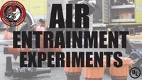 UL research experiment on air entrainment