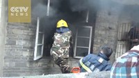 Firefighters cut through window to save girl