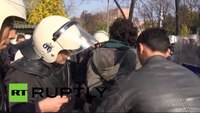 Turkey students clash with police after refusing to be searched