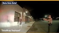 Actual footage of BolaWrap deployment captured on body cam