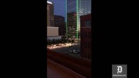 Eyewitness video of downtown Dallas shooting