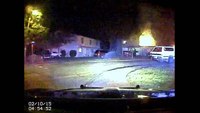 Dash cam: Oxygen tank explodes at house fire