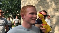 Sometimes, police cadets just want to choke the chicken