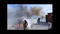Raw video: Roof ops at NY apartment fire