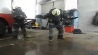 Firefighter breakdance