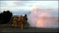 Propane firefighting training