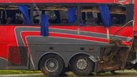 Raw: Charter Bus Crash Kills 8 in South Texas