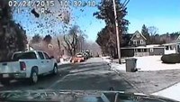 Dash cam: Gas leak leads to fiery house explosion