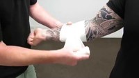 How to apply a direct pressure wrap to control severe extremity bleeding