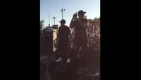 'Prophets of Rage' plays surprise set outside state prison in Norco