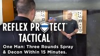Never Before – One Man: Three Rounds Spray and Decon Within 15 Minutes.