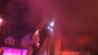 Raw video and radio traffic: Firefighter calls mayday at 4-alarm fire