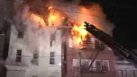 Raw video and radio traffic: 6-alarm N.J. apartment fire
