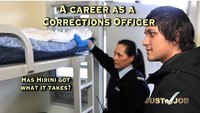 Just the job: A corrections officer