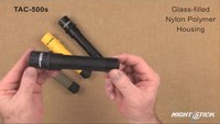 Nightstick TAC-500 Series Polymer &amp; Metal Multi-Function Rechargeable Tactical Flashlights