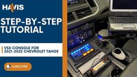 Install Video: VSX Console for 2021-2022 Chevrolet Tahoe