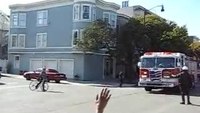 San Francisco firefighters' funeral procession