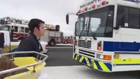 Time lapse of Wake County EMS airport drill