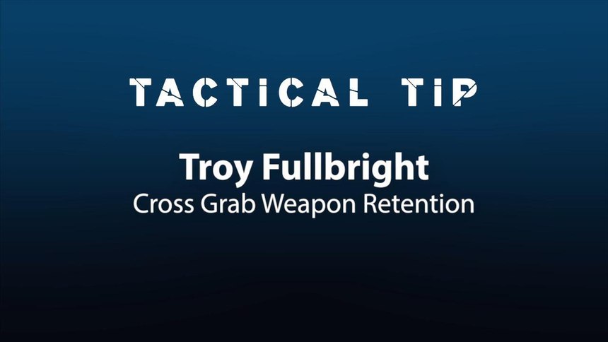 Tactical Tip: Defending against a cross grab attempt for your weapon