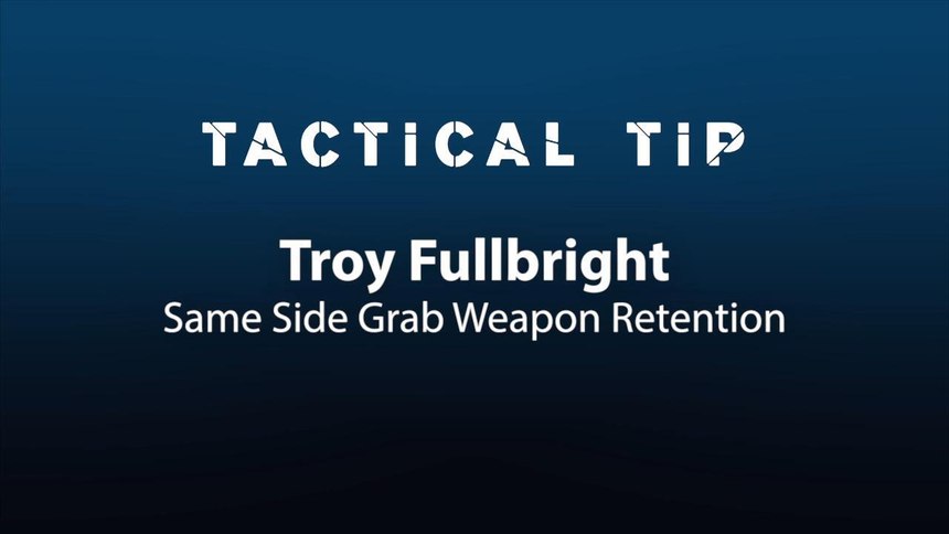 Tactical Tip: Defending against a same side grab attempt for your gun