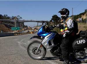 Photo Los Angeles Fire Department
The five-person motorcycle unit will be able to navigate the traffic-congested roads of Los Angeles to reach scenes quicker.